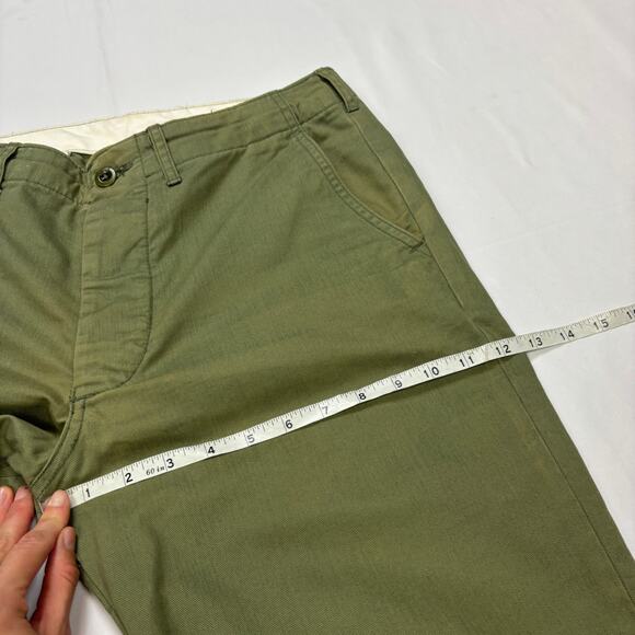 Buck Mason Ford Standard Officer Pant Slub Twill Men's 32x32 - Picture 9 of 15